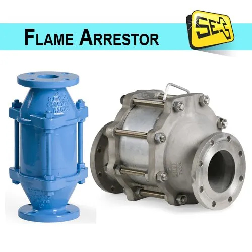 Silver And Blue Flame Arrestor