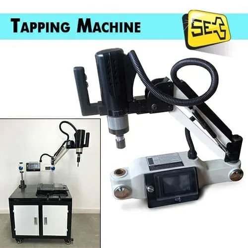 Black And White Tapping Machine