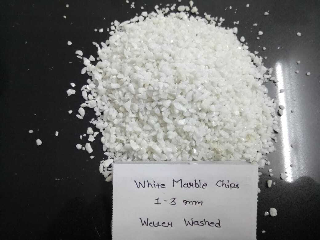 Supper White Marble Chips And Granular Round Shape 6-8 Mesh Smaller Grains Size: Available Size: (1) 0.5mm To 1mm