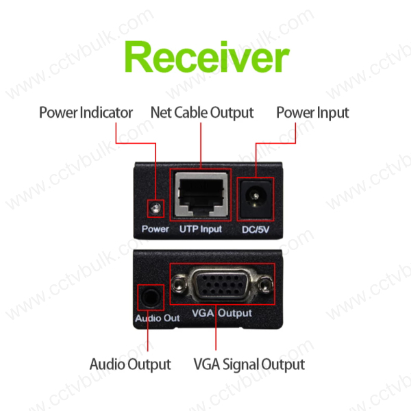 Black Vga Extender 300m