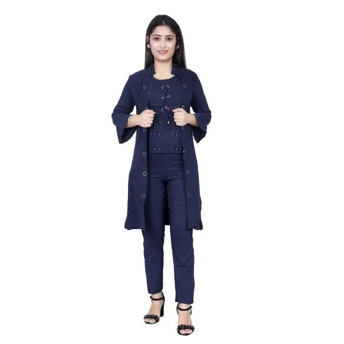 वॉशेबल महिलाओं के लिए श्रग के साथ 3 पीस