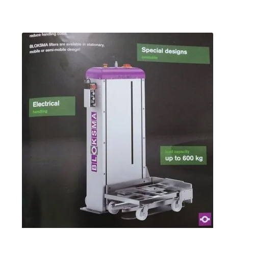 Bloksma Electric Lifter - Durable Steel Frame, 600kg Lifting Capacity, Silver | Power-saving, Easy To Operate, Safety Features Included
