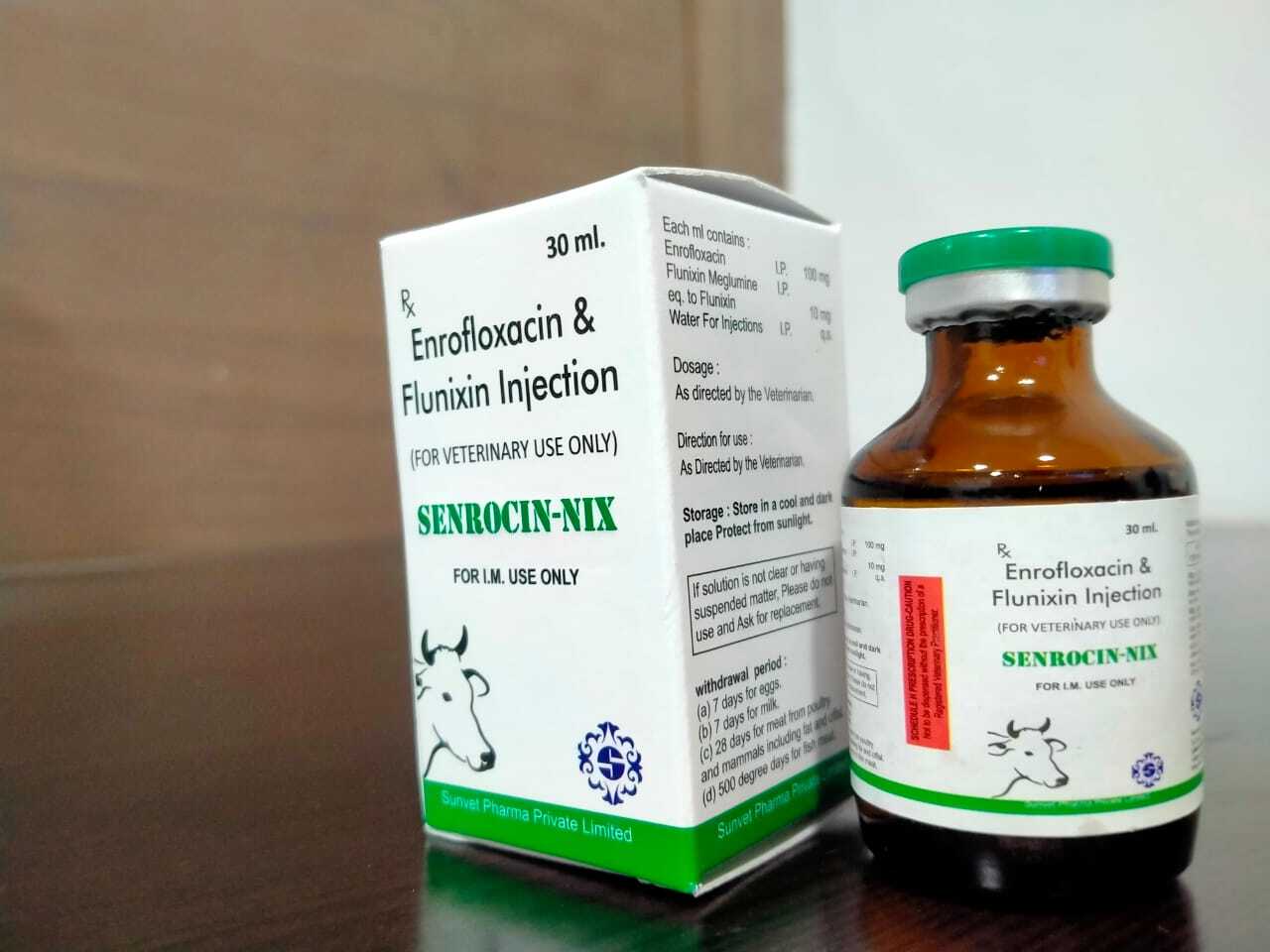 Liquid Enrofloxacin And Flunixin Injection