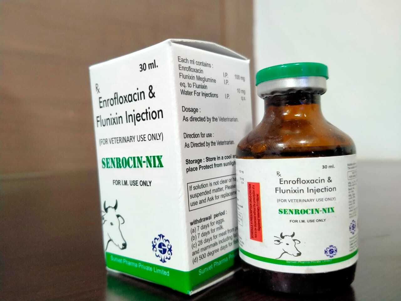 Liquid Enrofloxacin And Flunixin Injection