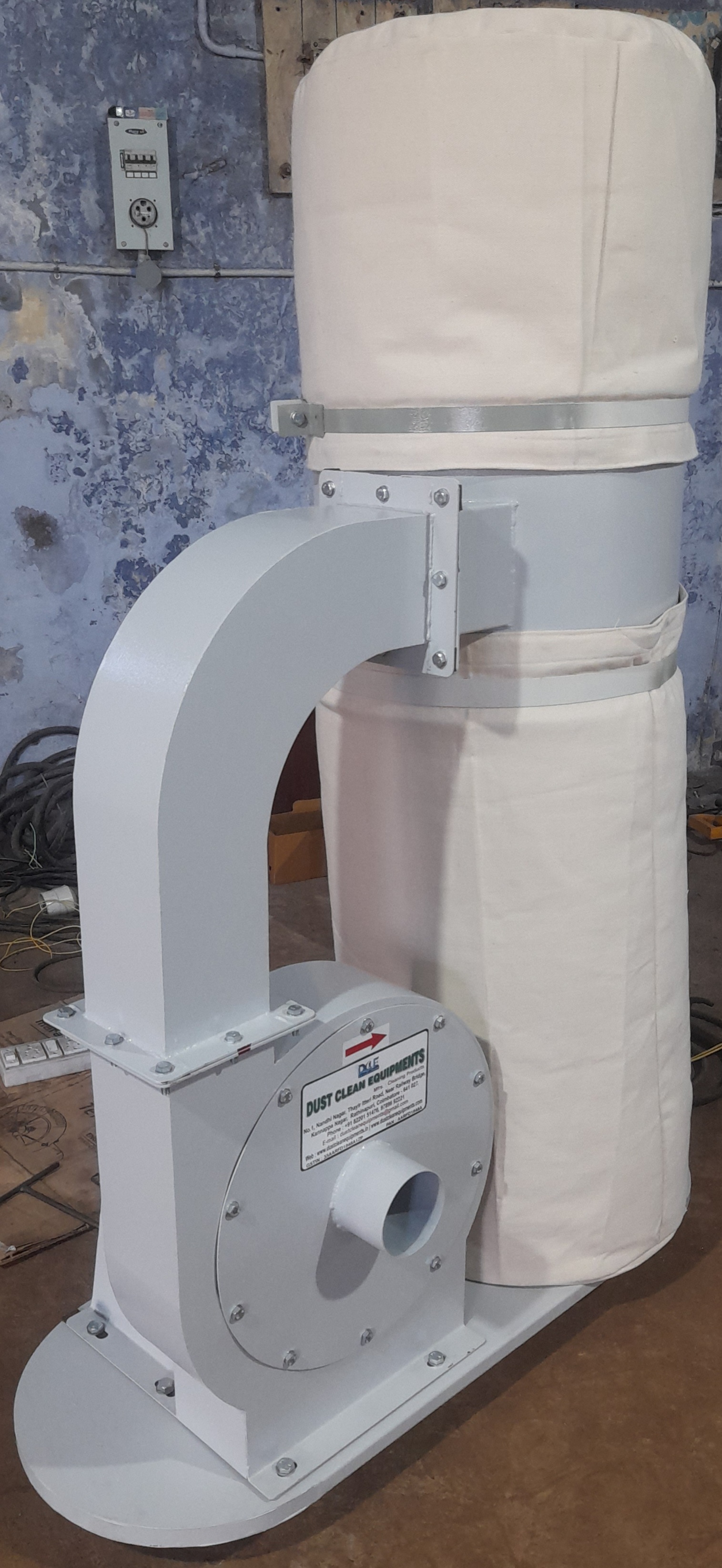 Wood Dust Collector - Mild Steel, Variable Size | Water Cooling, Effective Dust Capture And Filtration System
