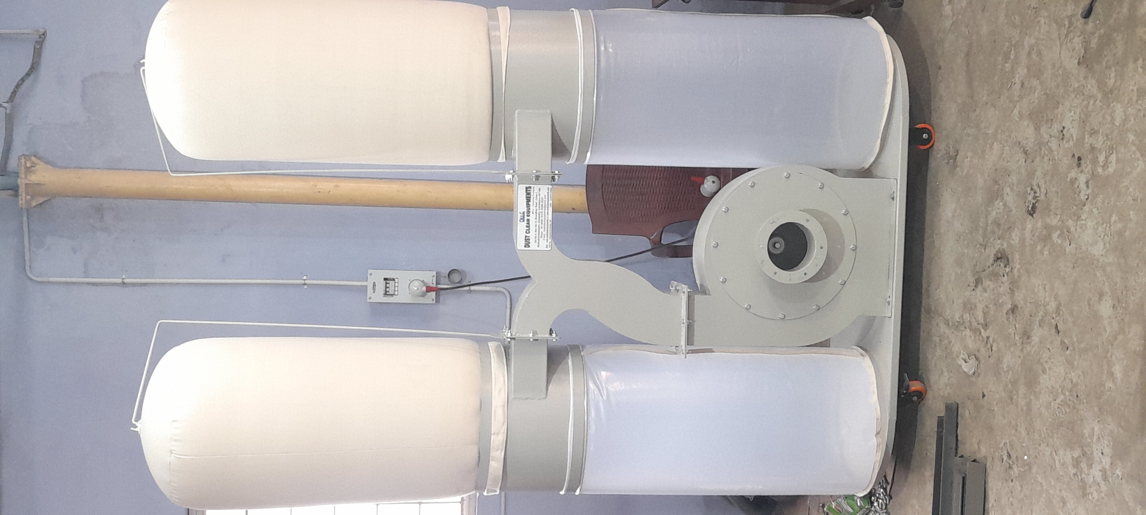 Wood Dust Collector - Mild Steel, Variable Size | Water Cooling, Effective Dust Capture And Filtration System