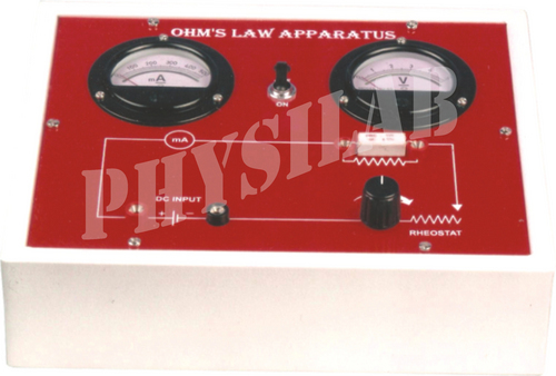 Ohm'S Law Apparatus Application: For Laboratory