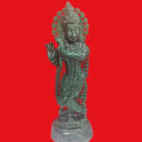 पर्यावरण के अनुकूल रत्न पत्थर की कृष्णा प्रतिमा