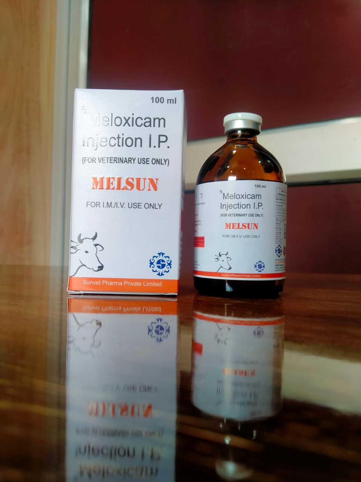 Meloxicam Injection - Liquid Formulation, 30 & 100 Fluid Ounce Options | Veterinary Injectable For Treating Respiratory And Alimentary Pathway Infections, Store Below 25°c