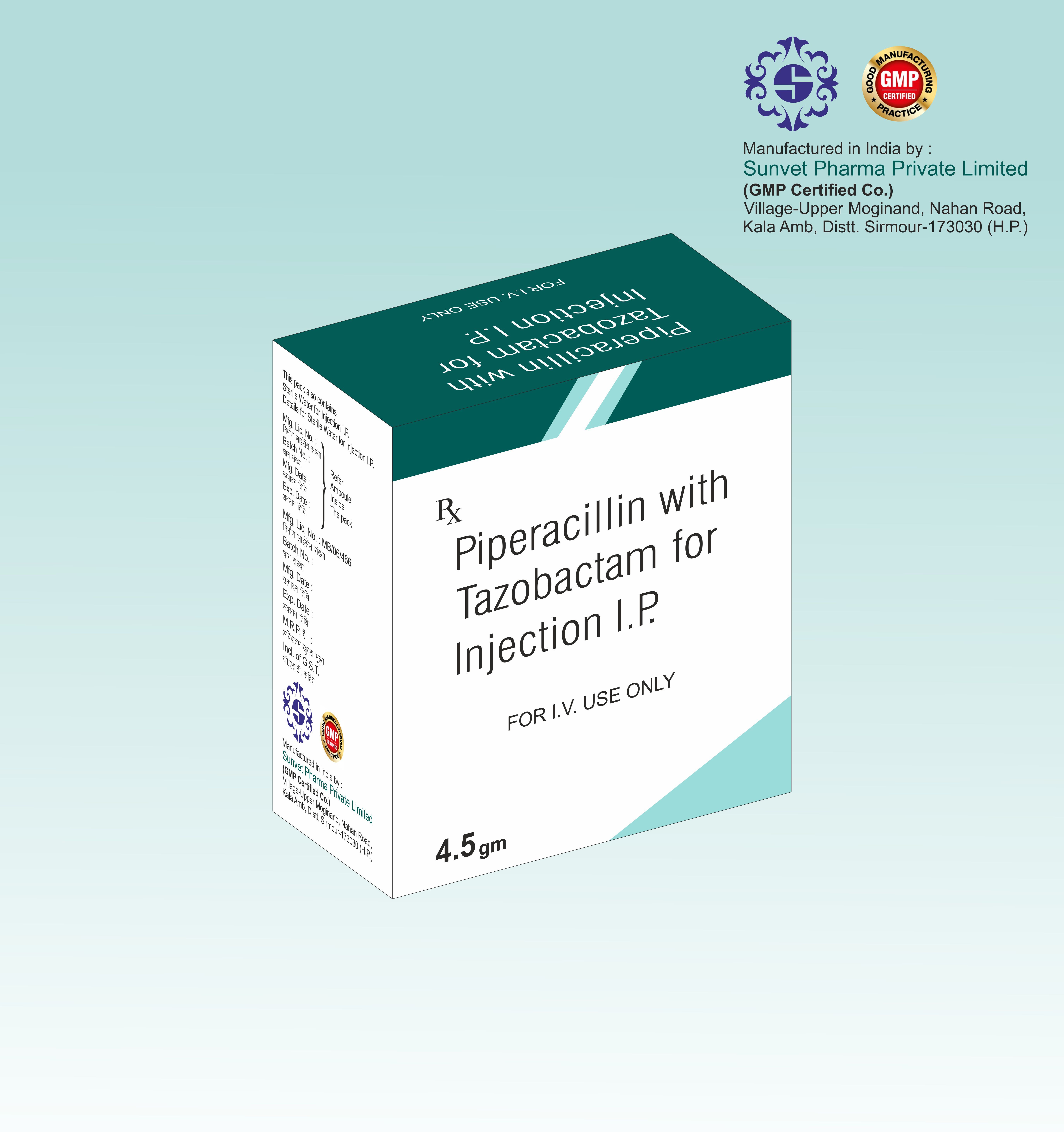 Powder Piperacillin And Tazobactam Injection