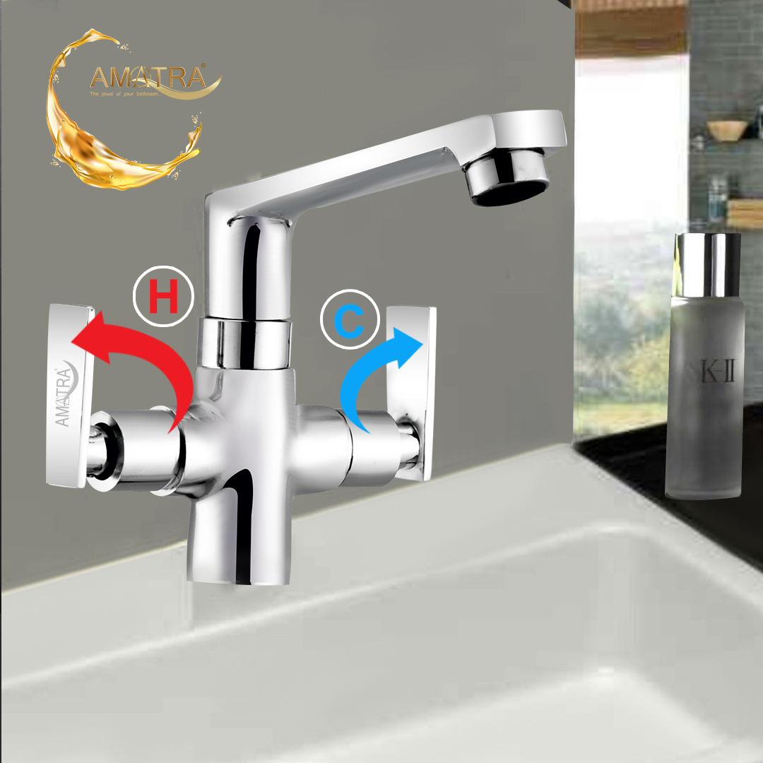 Alpha Center Hole Basin Mixer