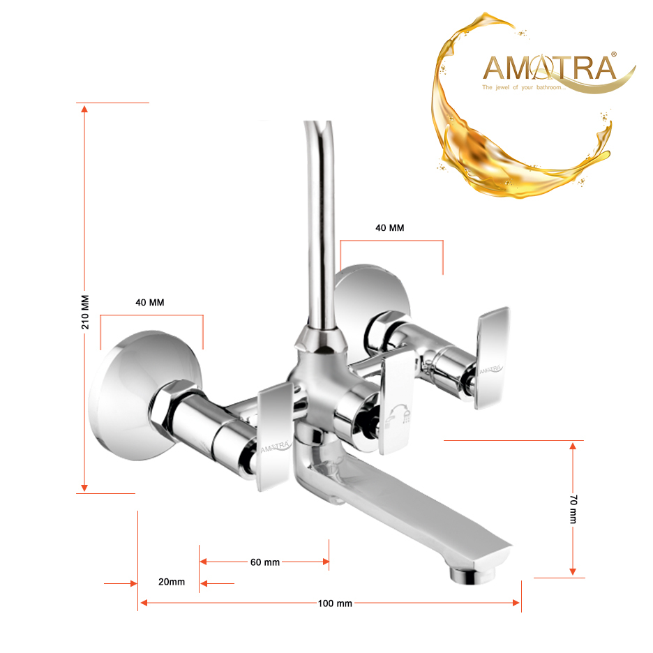 Alpha Wall Mixer With Band