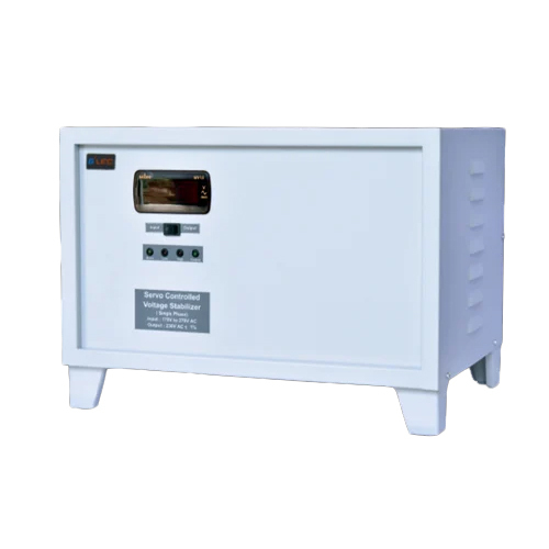 Air Cooled Servo Controlled Voltage Stabilizer - Current: Ac