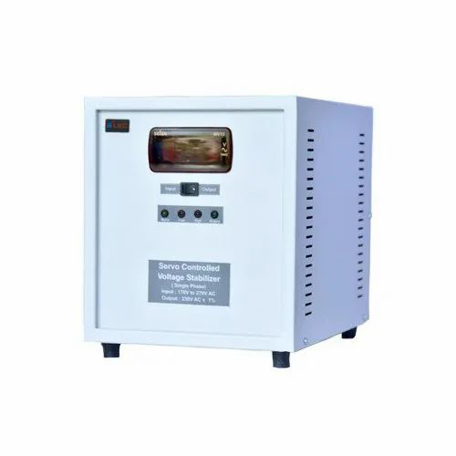 Air Cooled Servo Controlled Voltage Stabilizer - Current: Ac