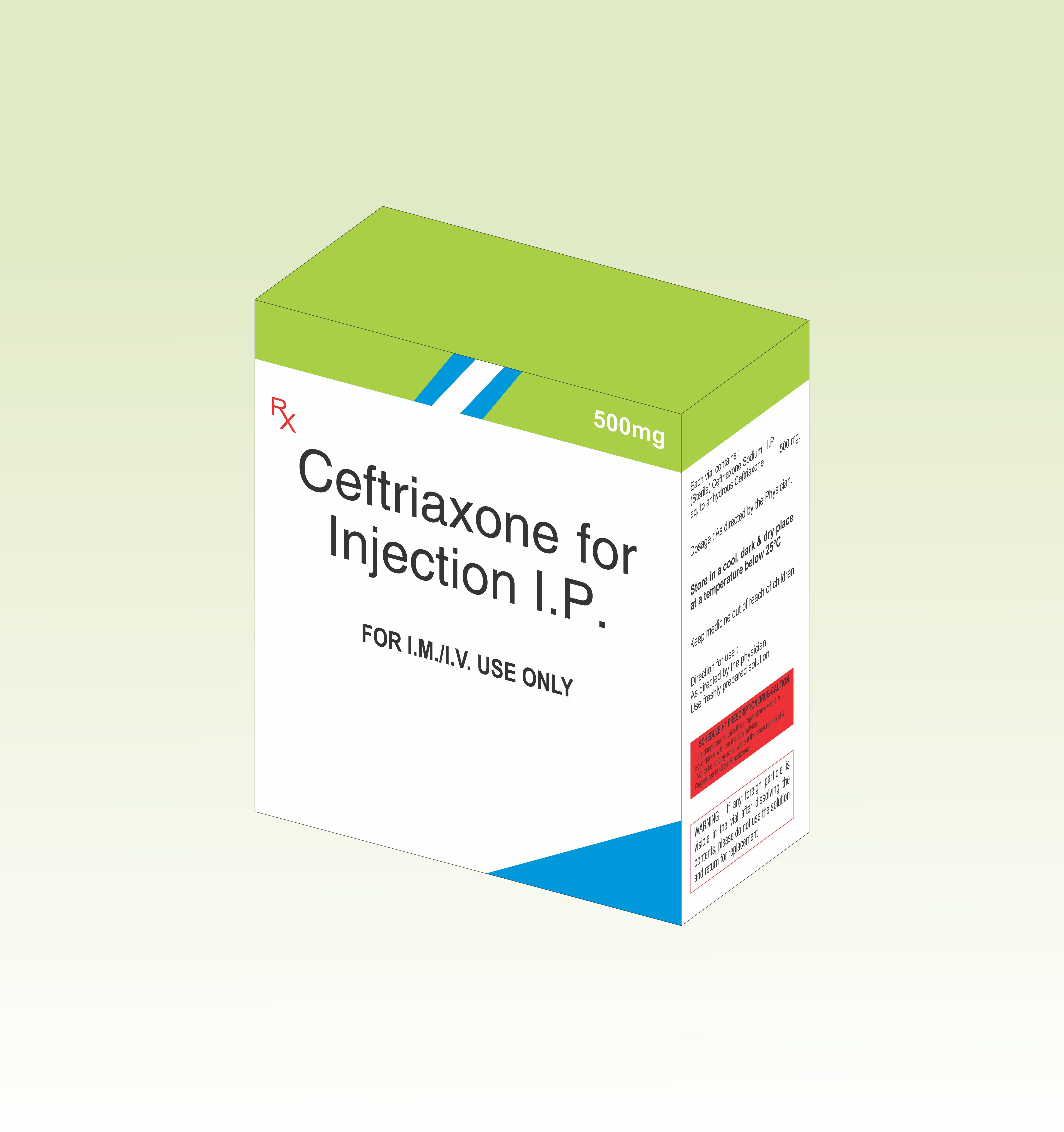 Ceftazidime With Tazobactam Injection - 1500 Mg Ceftriaxone Sulbactam Powder, Suitable For Im/iv Use In Teens, Adults & Seniors, Stored Below 25°c