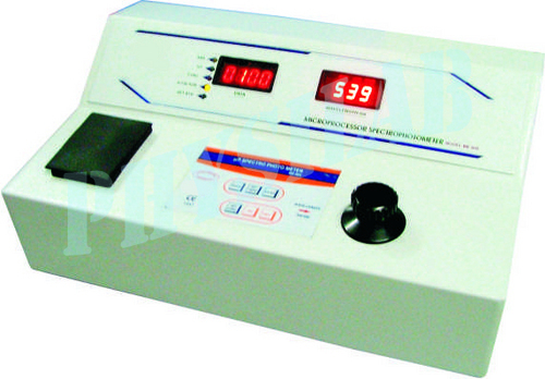 Microprocessor Spectrophotometer Application: Laboratory Use