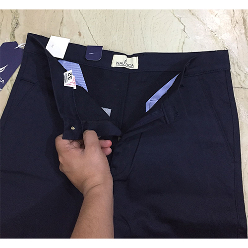 कूल पास पुरुषों के पहनने के लिए फॉर्मल पैंट नीला