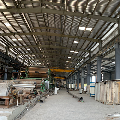 Prefabricated Godown Structure - Steel Material, Sliding Windows, PVC Door | Ideal for Workshop, Durable Design for Industrial & Agricultural Use