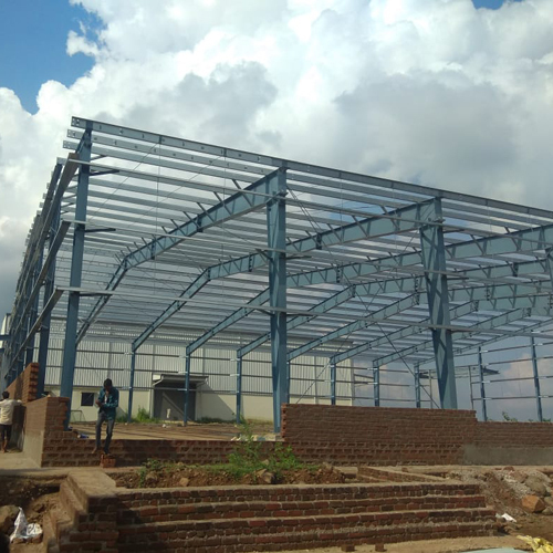 Pre Engineered Building Structure - Durable Steel Design | Ideal Workshop Use With Pvc Windows And Sliding Window Features