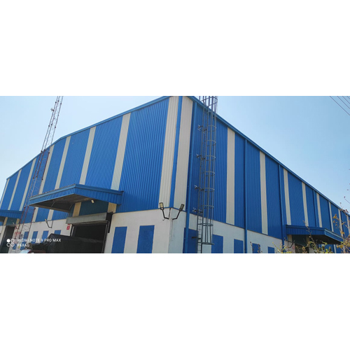 Peb Factory Building - Steel Structure Design, Pvc Sliding Windows & Steel Roof For Efficient Warehouse Use