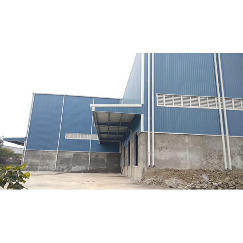 Peb Factory Building - Steel Structure Design, Pvc Sliding Windows & Steel Roof For Efficient Warehouse Use