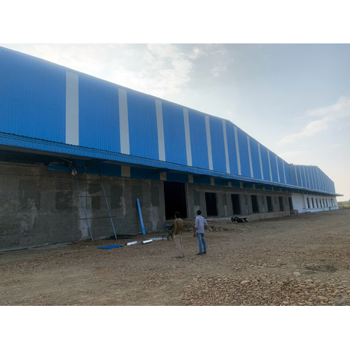 Peb Factory Building - Steel Structure Design, Pvc Sliding Windows & Steel Roof For Efficient Warehouse Use