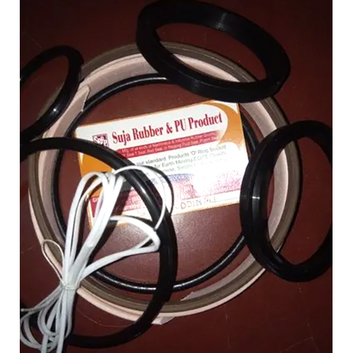 Hydraulic Cylinder Seal Kits - Rubber, Customized Size, Black | Industrial Usage, Hydraulic Style, Durable and Reliable Performance