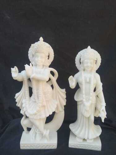 भगवान राधा कृष्ण संगमरमर की प्रतिमा