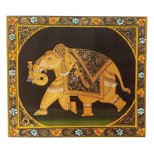 हस्तनिर्मित हाथी लघु चित्रकारी का आकार: अलग-अलग उपलब्ध