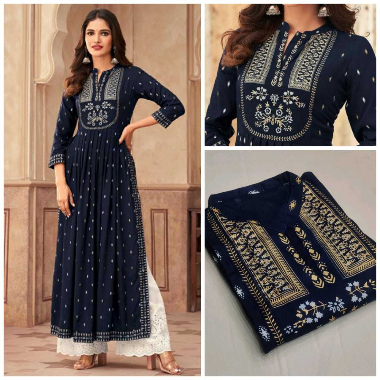 Nayra Cut Kurtis With Heavy Look And Beautifull Designer Kurti