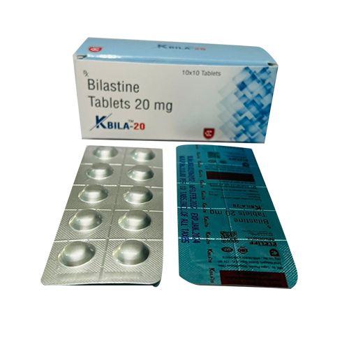 किबिला एम टैबलेट सामग्री: बिलास्टिन 20 मिलीग्राम और मोंटेलुकास्ट 10 मिली