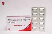 Elnerv P 75 Capsules - Mecobalamine 750 Mcg & Pregabalin 75 Mg | General Medicines For Adults, Aged Persons, & Women, Dosage As Directed By Physician, Keep In Dry & Cool Place