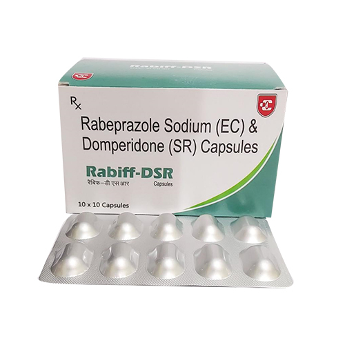 Rabiff Dsr कैप्सूल सामग्री: Rabeprazole 20 Mg और Domperidone 30 Mg (Sr)