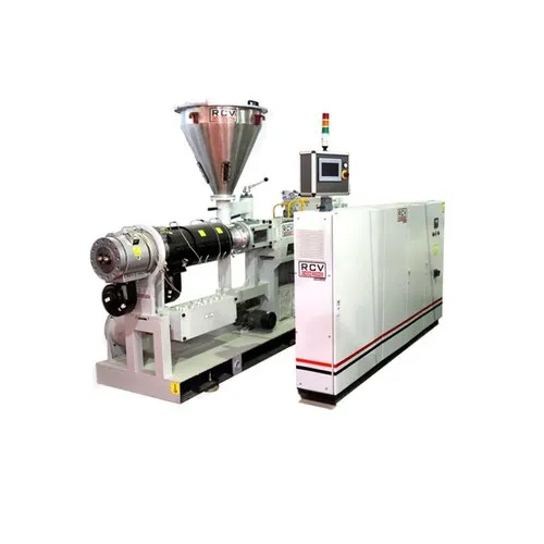 Upvc Pipe Extruder Machine - Alloy Steel, 100 Kg/hr Capacity, White Color | Fully Automated With Plc Control, Low Energy Consumption, 1-year Warranty