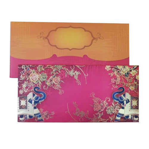 Designer Shagun Cash Envelopes - Coated Paper, Customized Size , Elegant & Functional Design For Gifting Cash And Gift Cards