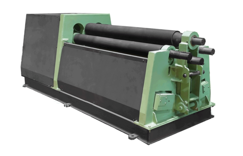 FOUR ROLL PLATE BENDING MACHINE - High Carbon Forged Solid Rolls, All Steel Box Housing Design , Mechanical or Hydraulic Drive System, Digital Read Out