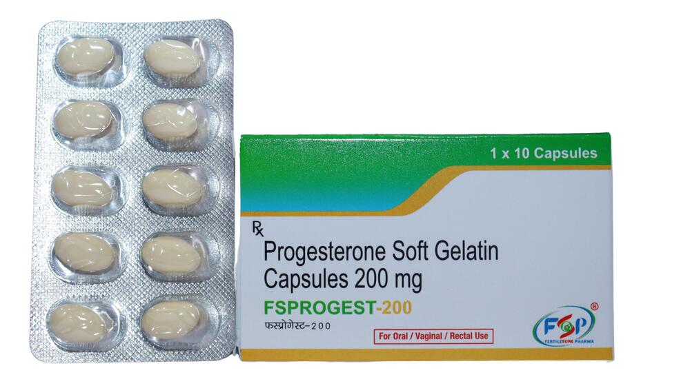 गोलियाँ 200Mg प्रोजेस्टेरोन सॉफ्टजेल कैप्सूल