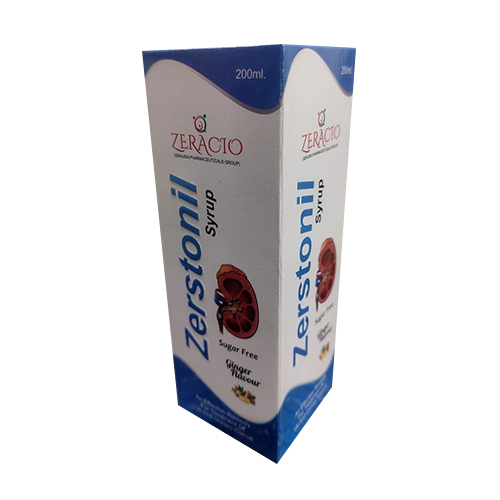 200ml शुगर फ्री जिंजर फ्लेवर सिरप आयु समूह: वयस्कों के लिए