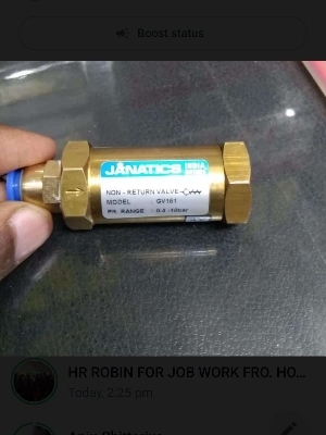 NON RETURN VALVE