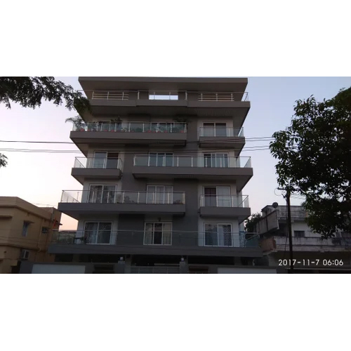 Easily Assembled Modern Glass Railing