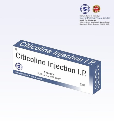थर्ड पार्टी मैन्युफैक्चरिंग में Citicoline इंजेक्शन 250mg/ml