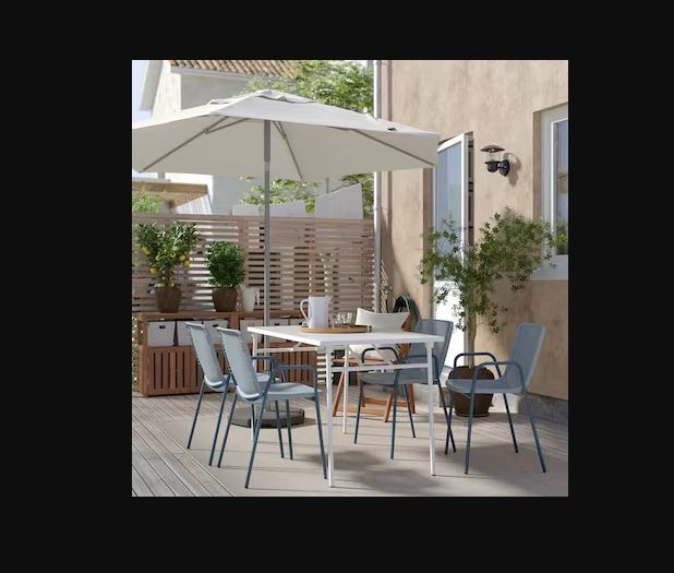 Folding Table - Resin And Steel, 75 Cm Height X 74 Cm Width | Durable, Easy To Clean, Uv Resistant, Eco-friendly, Maintenance-free, Stackable, Modern Design