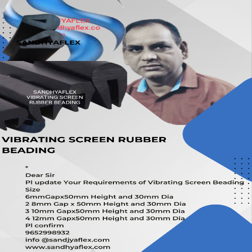 Industrial Rubber Beading - Color: Black