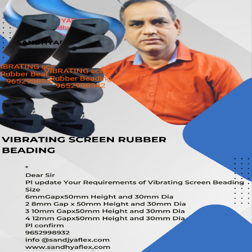 Industrial Rubber Beading - Color: Black