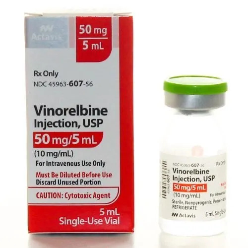 Vinorelbine Injection - Liquid Formulation For Anti-cancer Treatment | Administered By Medical Professionals, Recommended For Breast Cancer And Non-small Cell Lung Cancer, Refrigerated Storage Required