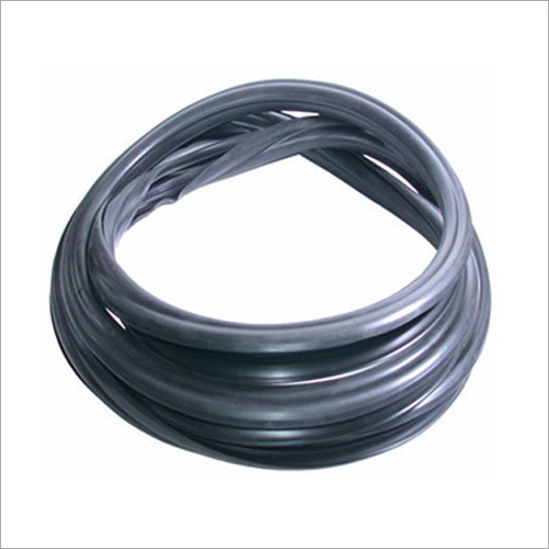 Windshield Profiles - Natural Rubber, 50mm Diameter X 10m Length, Black Color, 2.5mm Thickness, Abrasion Resistant, Anti-static Features