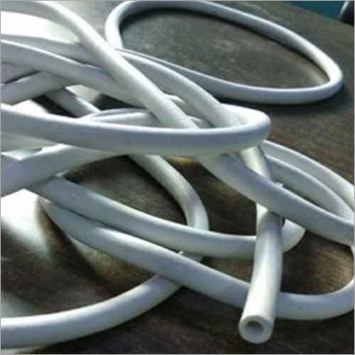 Silicone Sponge Rubber Tube - White Color | Flexible Design, Versatile Applications, Durable Material