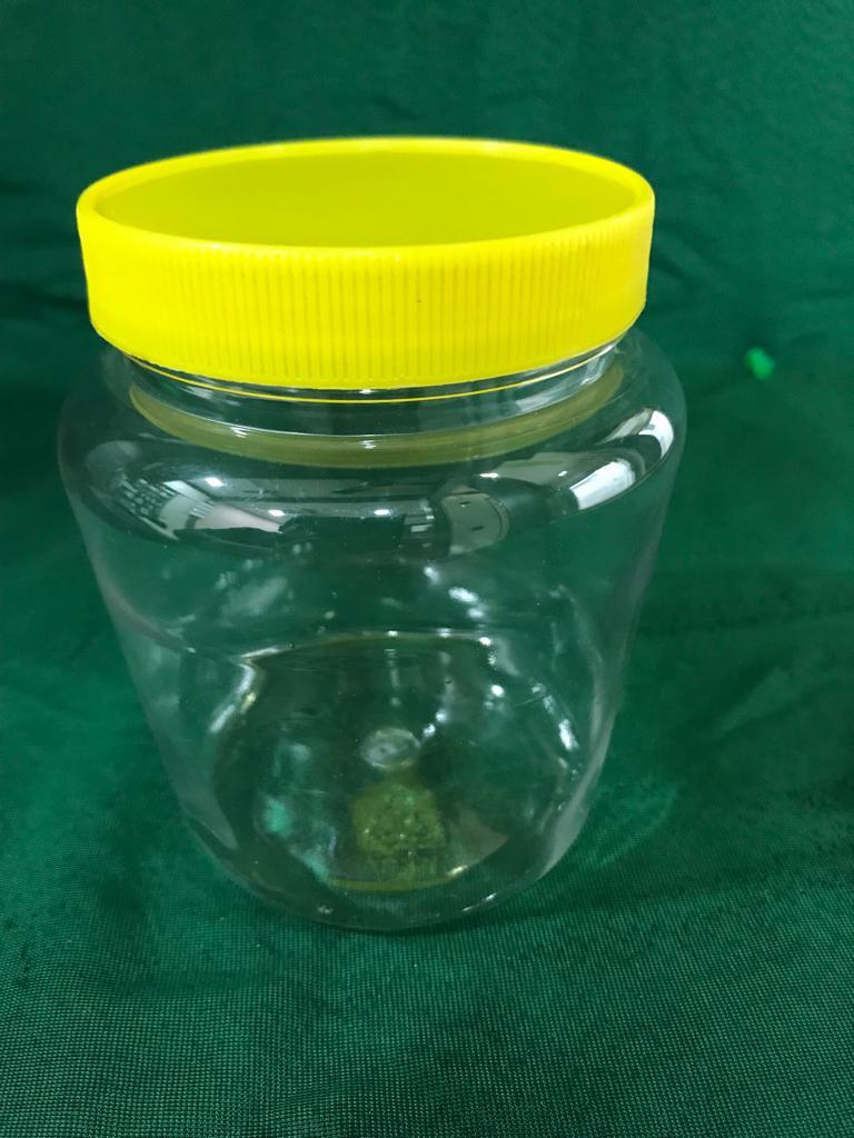 200ml Pet Jar - Plastic Material, 200 Milliliters Capacity, 73mm Diameter, Round Shape, Screw Cap Sealing Type | Versatile Packaging Solution