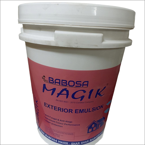 Exterior Emulsion Storage: Room Temperature