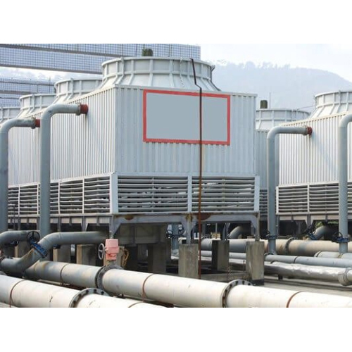 Industrial Cooling Tower - Metal , New Stainless Steel Nozzle, High Capacity for Large Volume Water Dissipation, Optimal Temperature Management